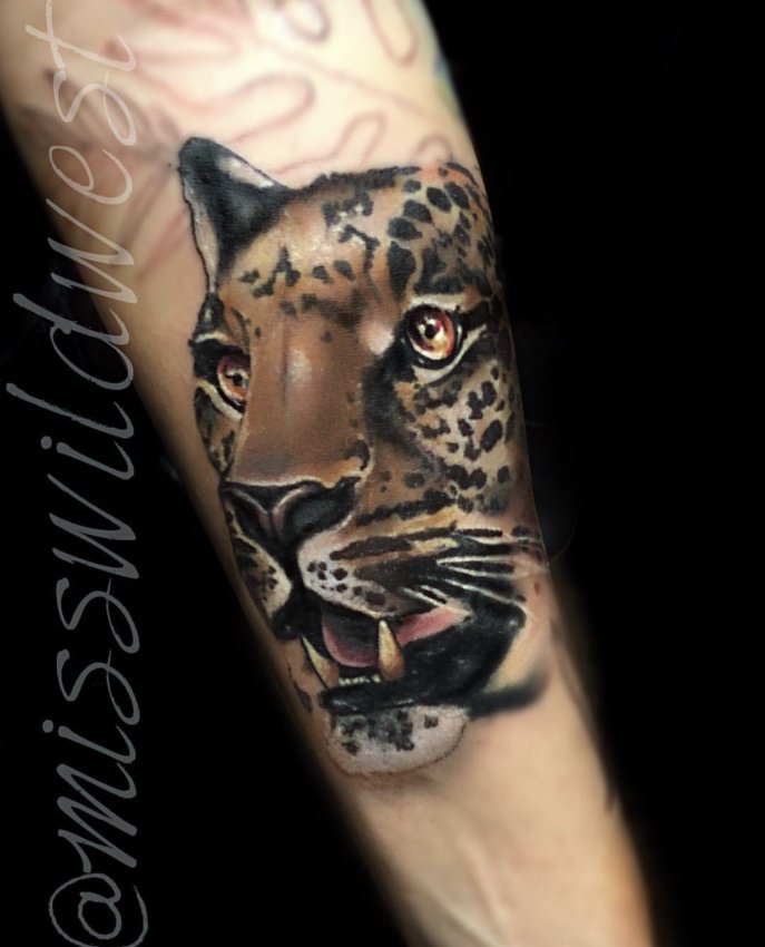 Cortni Wild West tattoo