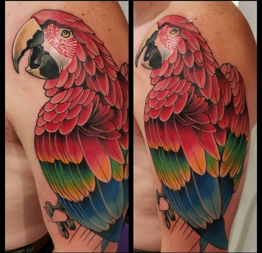 Gregg Adam's tattoos by Jimmy at H&amp;H Tattoo Co.