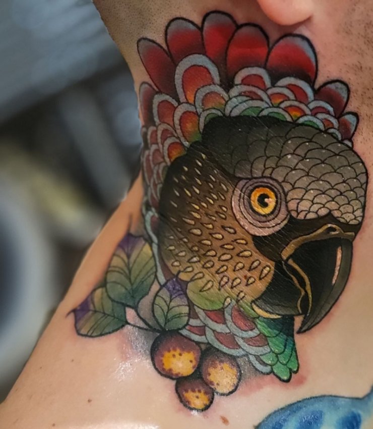 Neotraditional tattoo by Jimmy Rogers