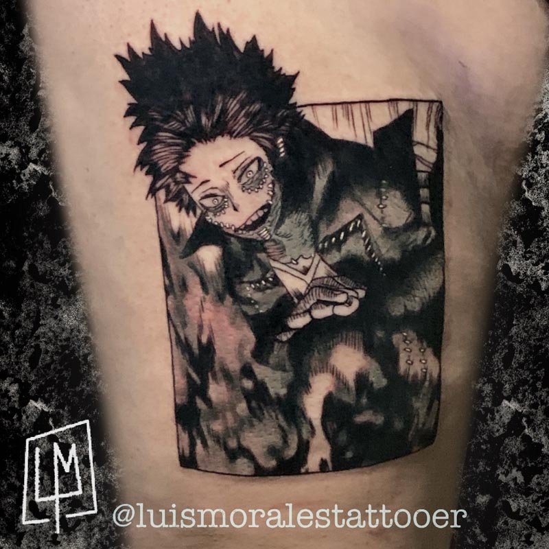 Anime tattoos by Luis Morales