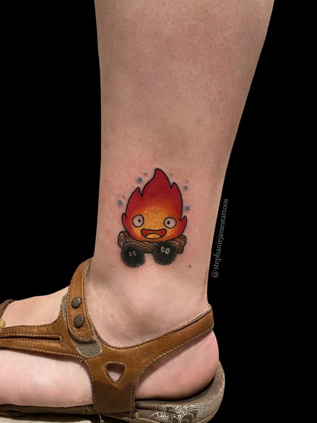 Anime tattoos by Stephanie James