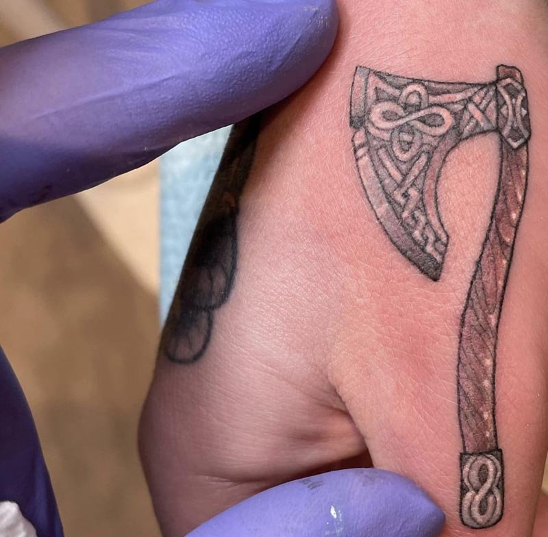 Micro tattoo by Scott "Cool-Aid" Irwin