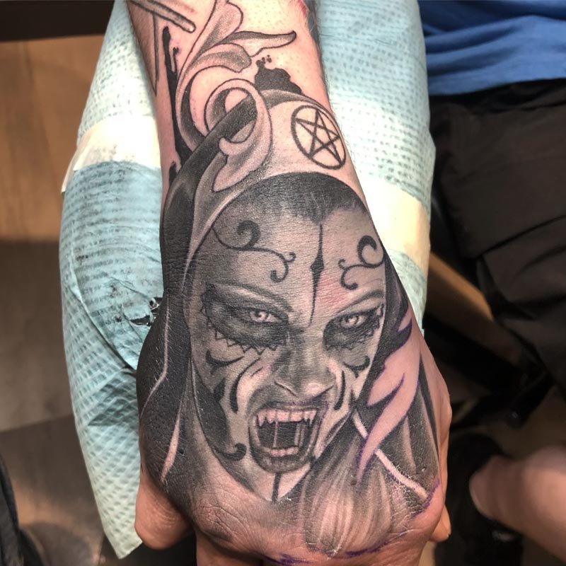 Halloween tattoo