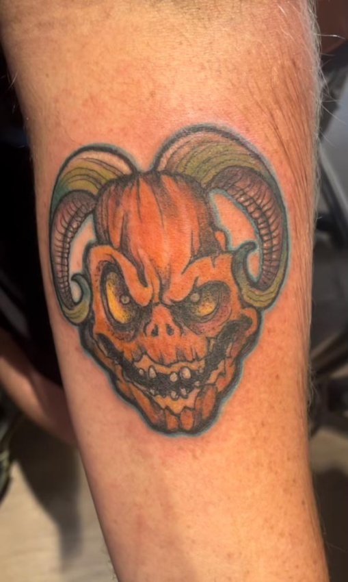 Halloween tattoo