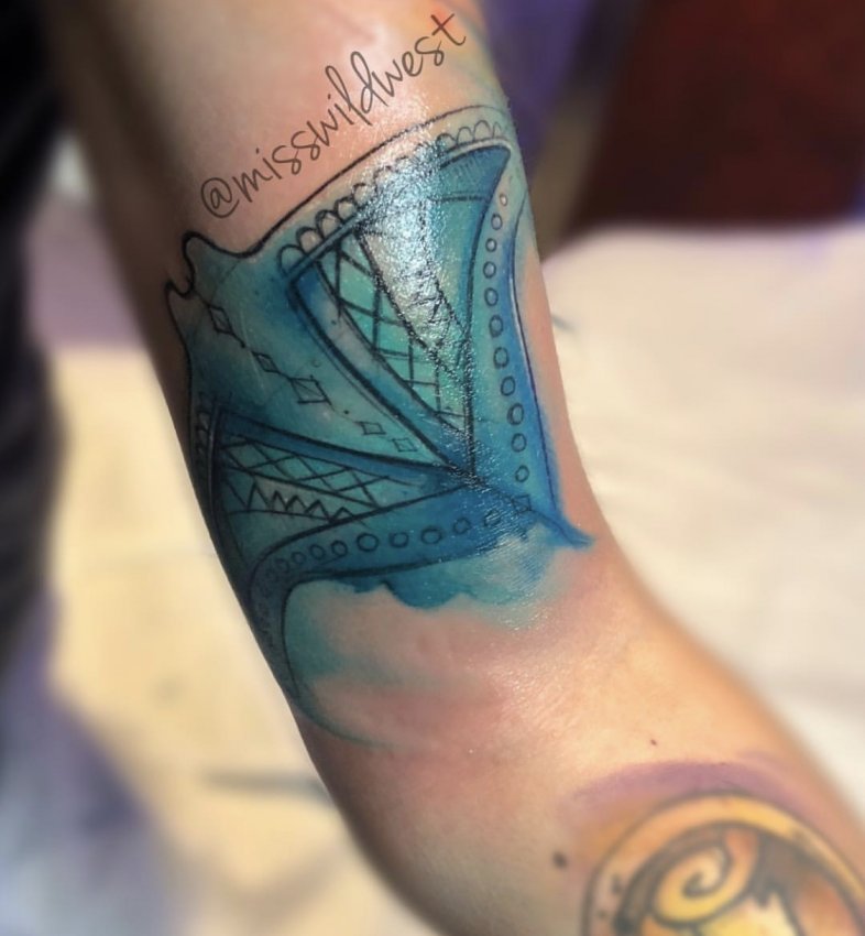 Miss Wild West tattoo