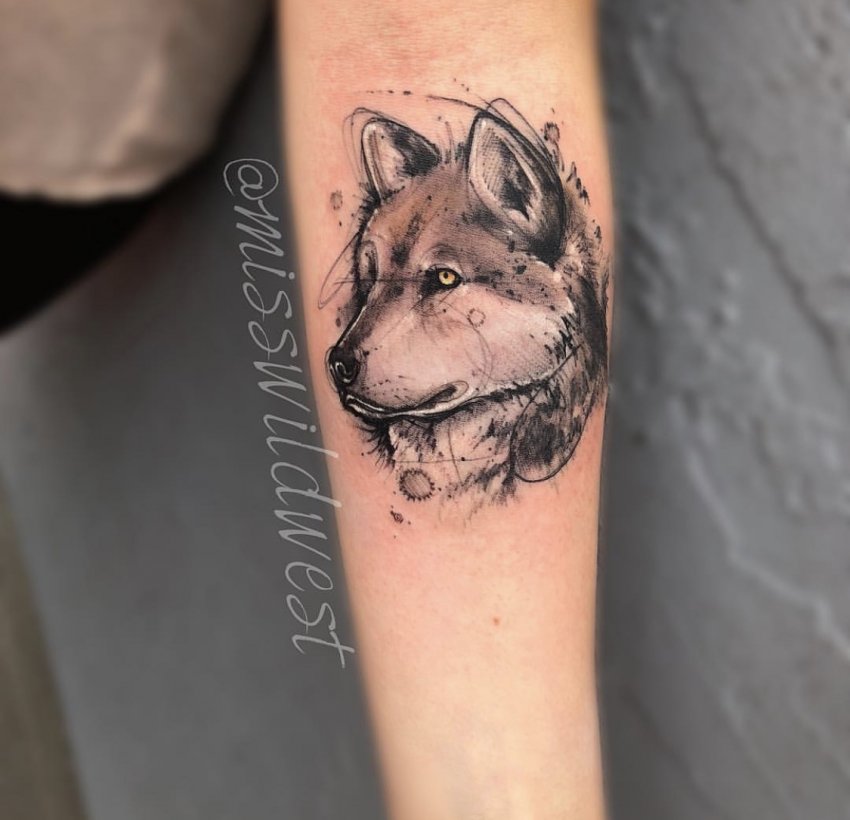 Miss Wild West tattoo