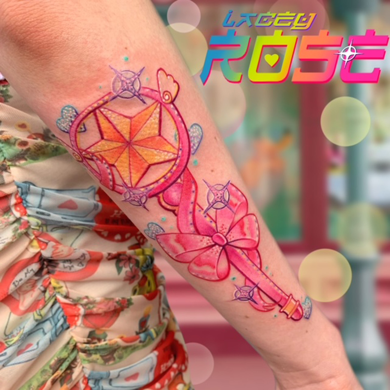 Anime,Color,Illustrative tattoo by