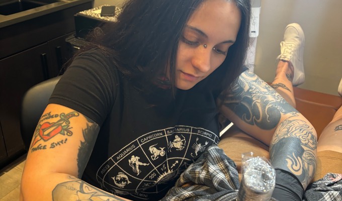 Hart & Huntington tattoo artist, Beatrice Medina