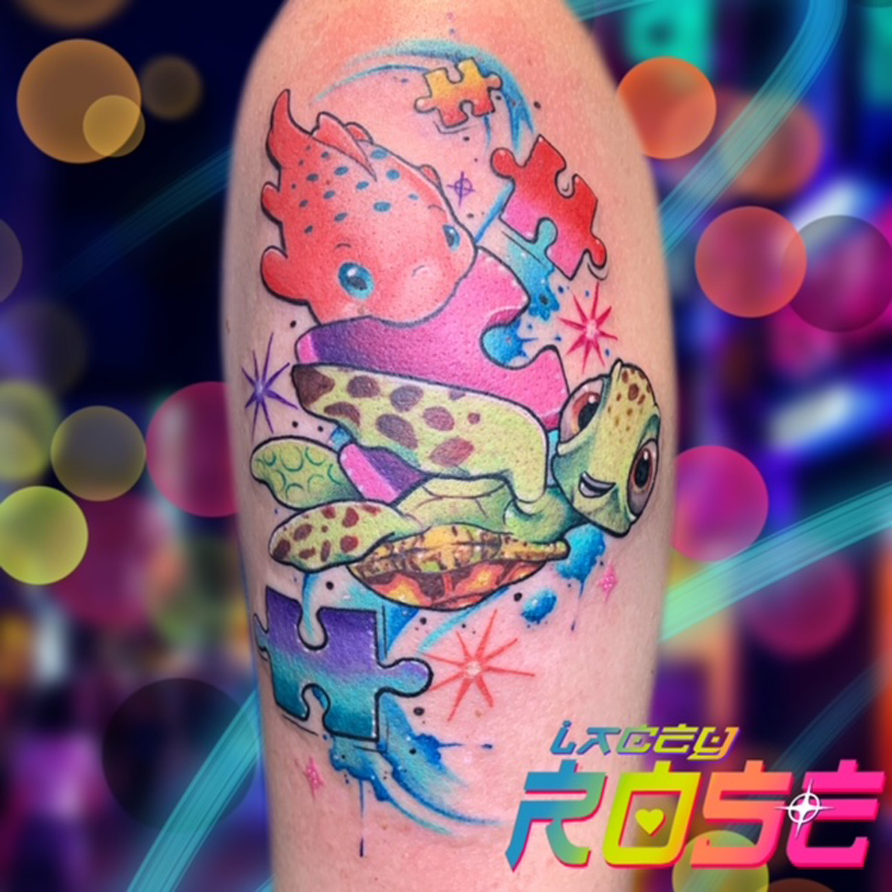 disney-color-illustrative-watercolor-animal-orlando-inspired-tattoo-by