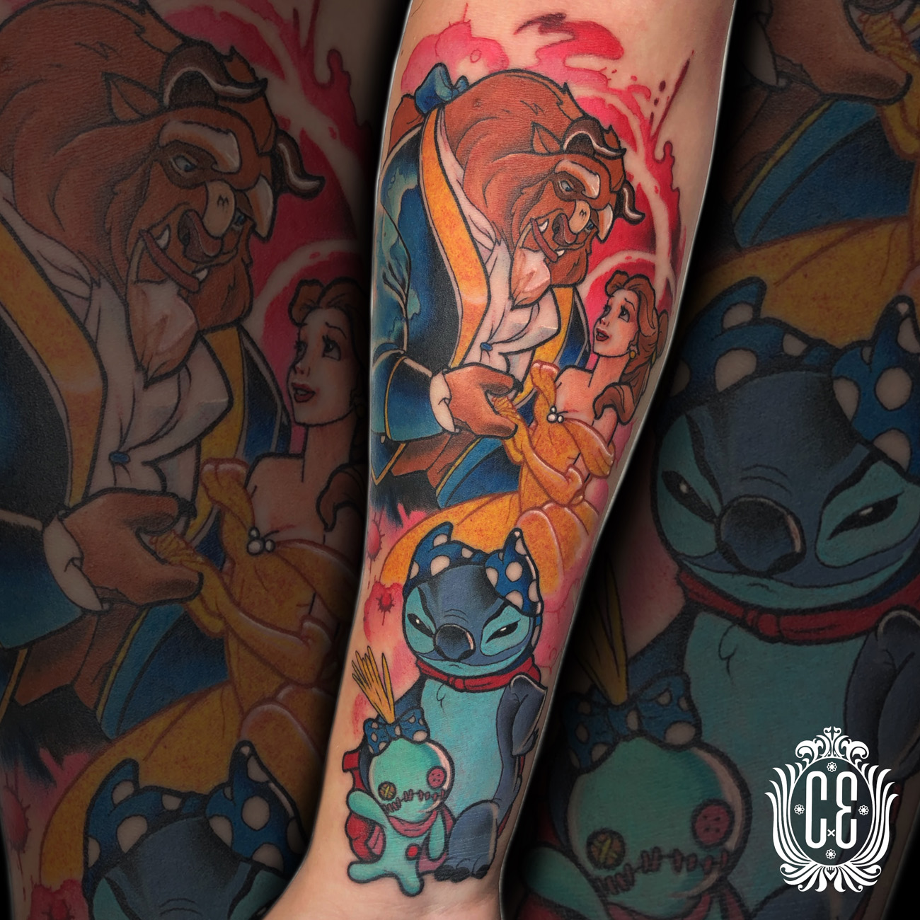 Disney, Color, Watercolor tattoo by Orlando Tattoo Artist - Chris X Edge