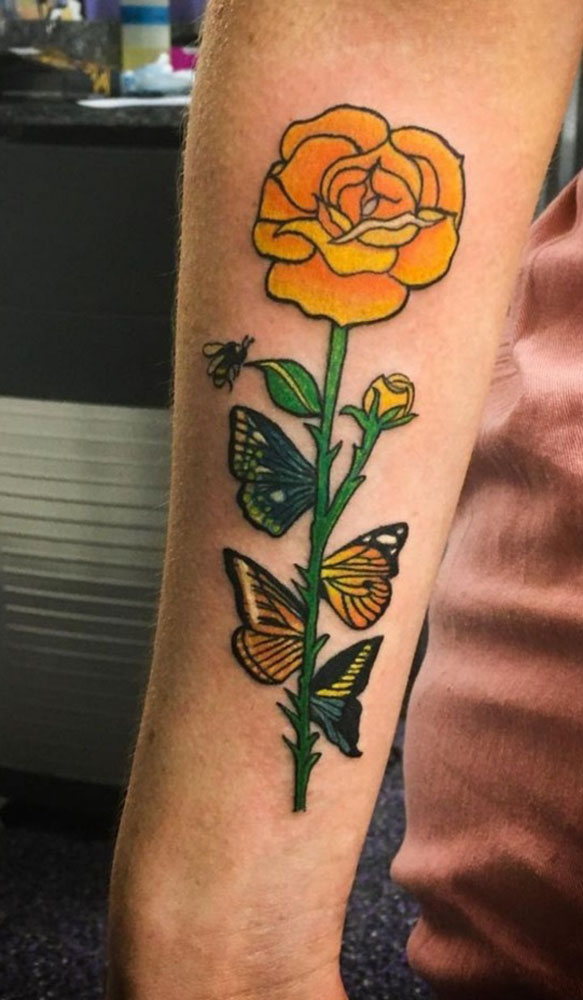 Rose Tattoo by Lefty Colbert  Tattoos