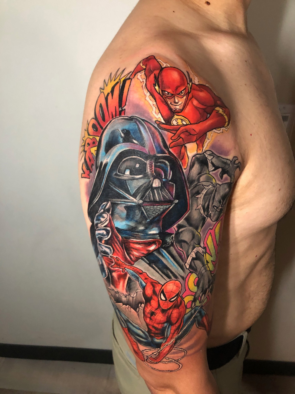 Star Wars, Illustrative, Color tattoo by Scott “Cool-Aid” Irwin