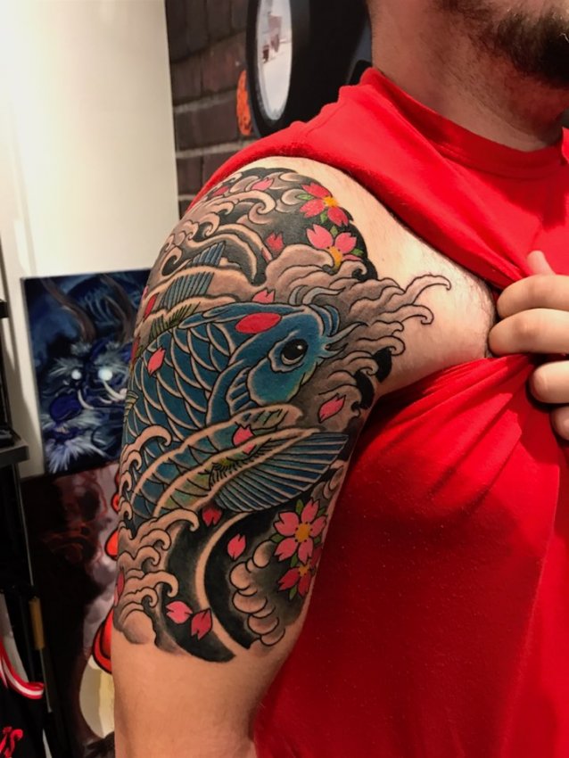 Mark Fernandez Japanese tattoo