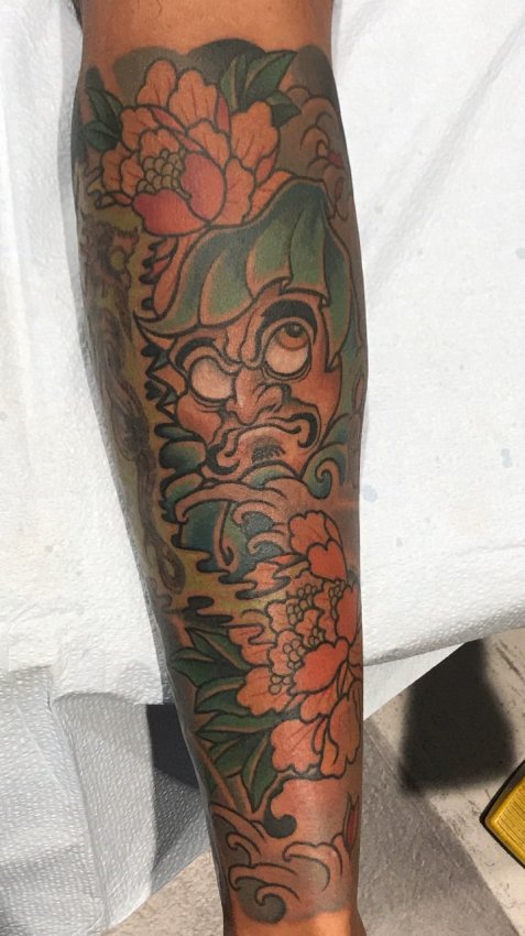 Mark Fernandez Japanese tattoo